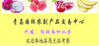 水果名片反面图片