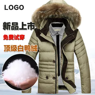 淘宝羽绒服主图男装直通车图片PSD素材