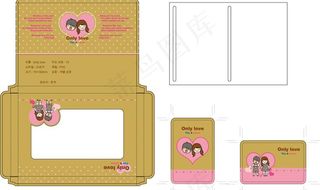 情侣卡包盒子图片