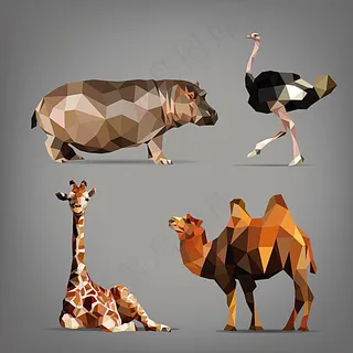 立体 折纸类动物图片 立体 折纸类动物图片