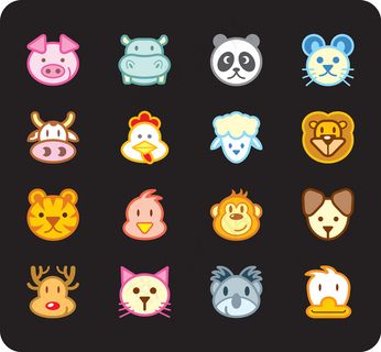 头像矢量图素材