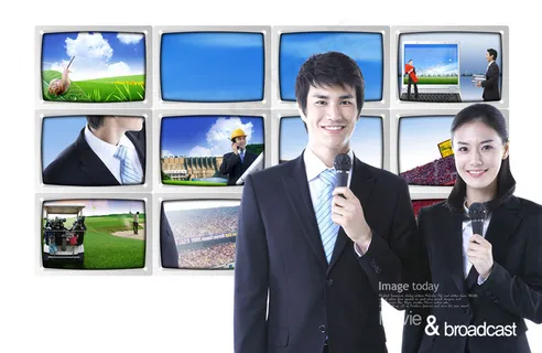 韩国电视主持人PSD分层模板