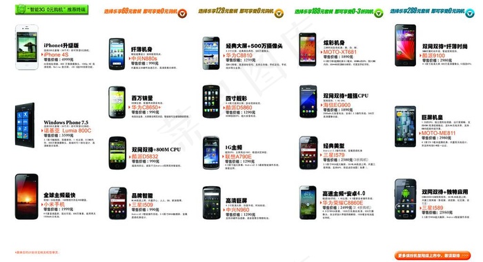 电信 天翼折页图片psd模版下载