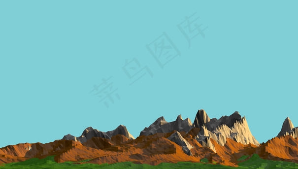动漫山脉图片