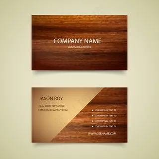 个性创意时尚黄色名片模板