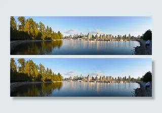 温哥华港口全景图片