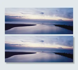 海滩相拥的情侣图片