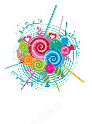 圆圈花纹矢量花纹素材