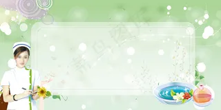 医院宣传栏展板PSD模板