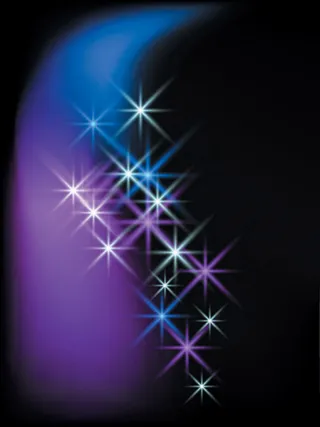 灿烂的星空背景矢量