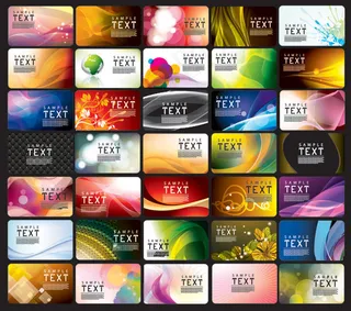 精美炫光名片下载