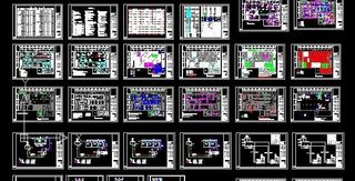 全套微电子厂房洁净室施工图