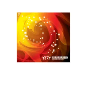 2款火焰背景矢量素材