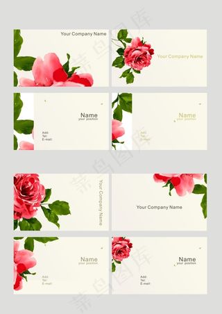 玫瑰格调个性图片/CDR源文件下载