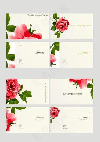 玫瑰格调个性图片/CDR源文件下载