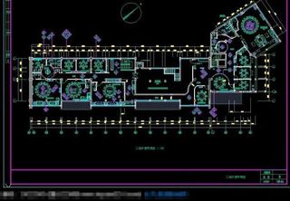 经典中式餐厅施工图