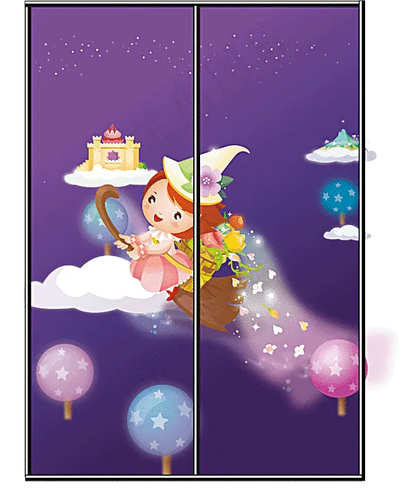 玻璃移门彩印图片