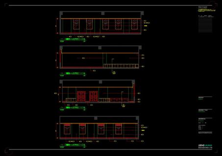 室内cad会所图稿