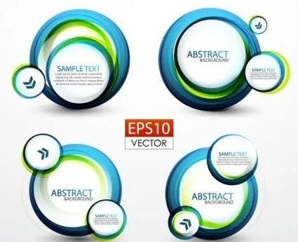 彩铃标签02矢量eps,ai矢量模版下载