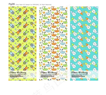 可爱背景系列矢量素材-12