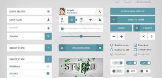 网页ui设计psd分层