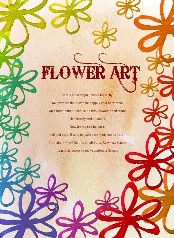 Flower Art水彩...