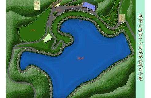 接待中心周边绿化规划图片