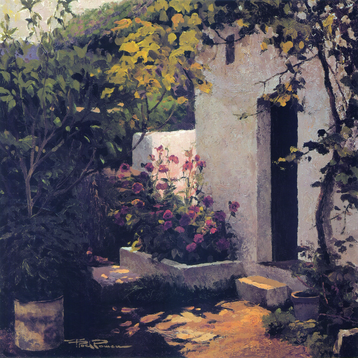 花园 无框画图片