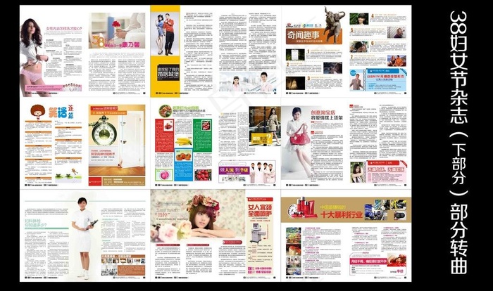 38妇女节杂志 医院杂志 医疗杂志...(376X266)cdr矢量模版下载