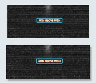 霓虹灯文字的影响