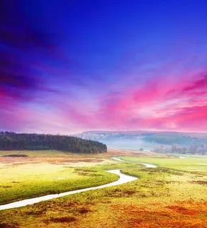 晚霞自然美景 晚霞自然美景
