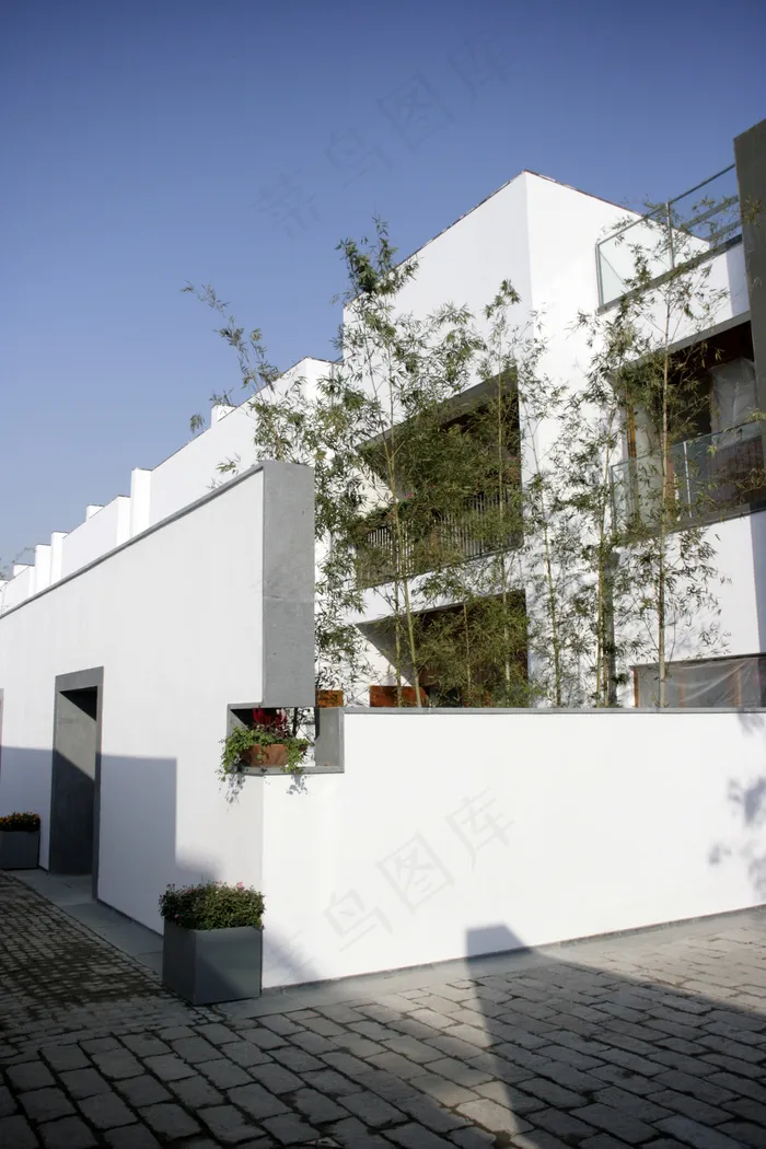 围墙 古典 雅韵 现代 楼盘 庭院...