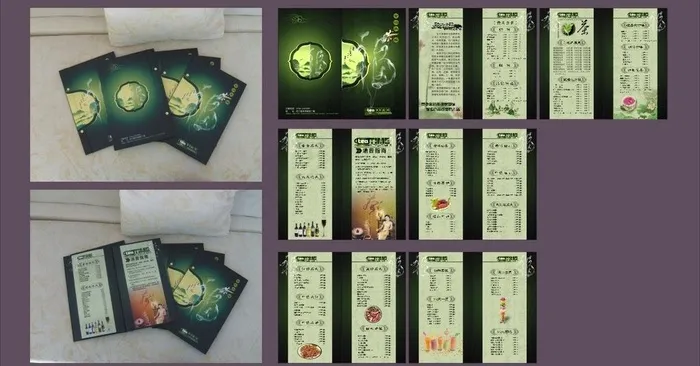 茶谱图片cdr矢量模版下载