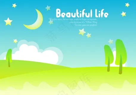 儿童卡通相册PSD分层模板