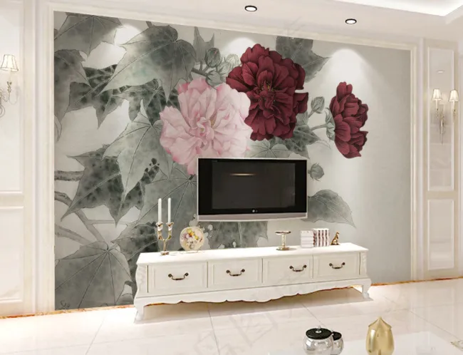 笔画山水画高清大图水墨画