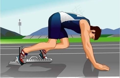 田径比赛人物图片