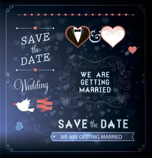 简洁love浪漫婚礼结婚典礼贺卡 简洁love浪漫婚礼结婚典礼贺卡