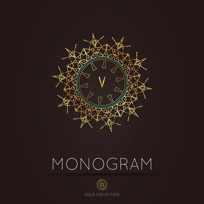 精美欧式字母花纹矢量素材eps,ai矢量模版下载