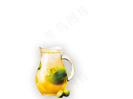 自然色简约风奶茶免抠元素 