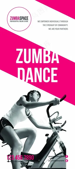 时尚活动宣传x展架