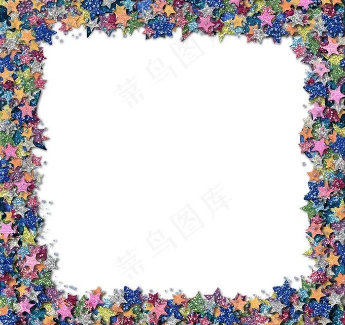 五星花纹相框图片(3600X3600(DPI:299))psd模版下载