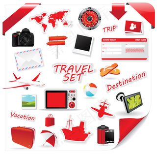 精美生活标贴——矢量素材