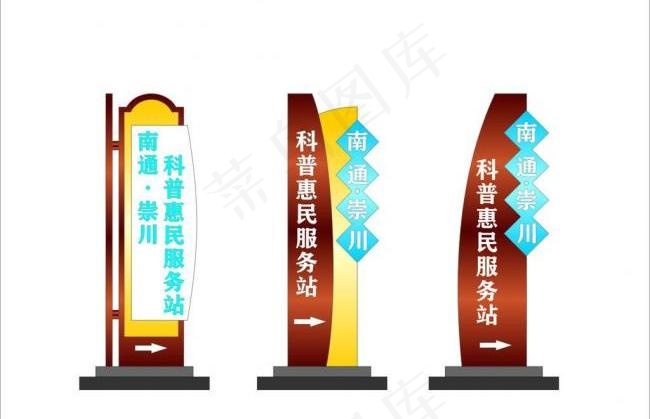 科普立牌图片
