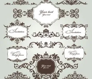 经典的欧洲模式01矢量