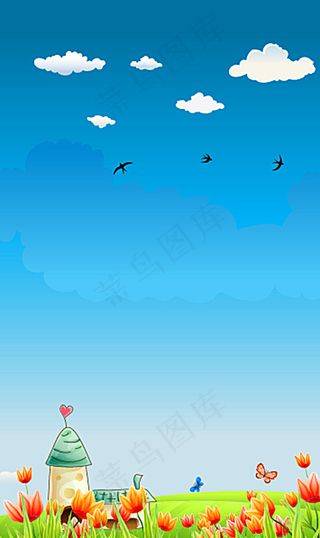 韩国插画 展板图片