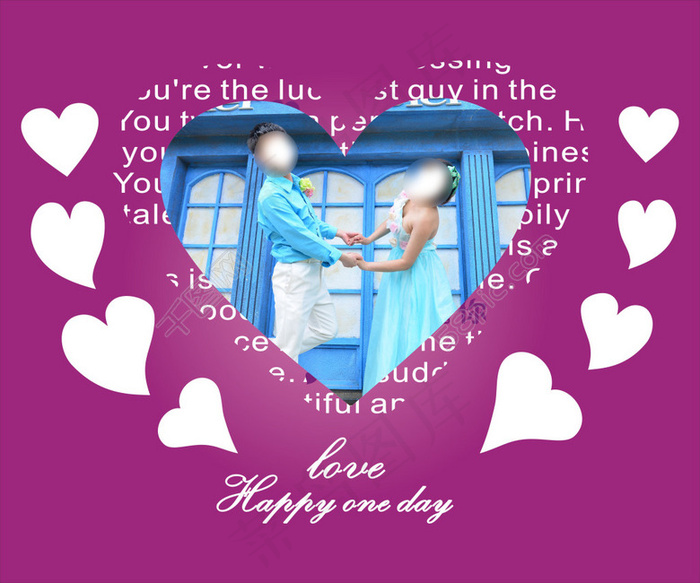 婚礼背景墙(210X297)cdr矢量模版下载