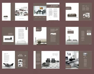 室内装修画册素材下载模板下载