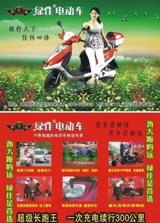 绿佳电动车图片