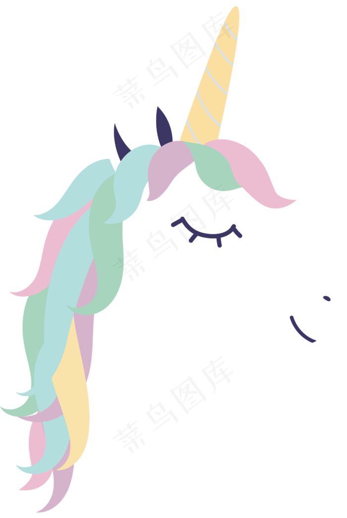 手绘独角兽