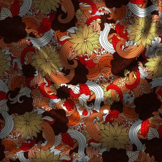 古典传统丝绸底纹矢量素材免费下载